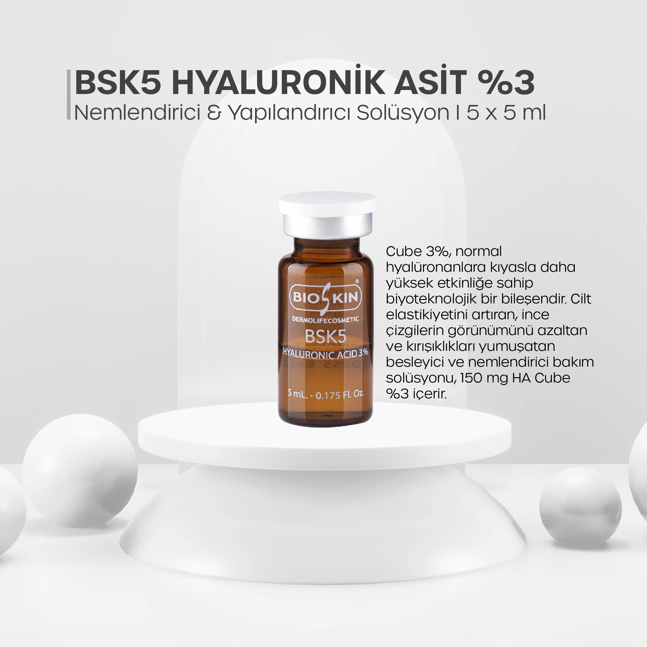 BSK-5 Hyaluronik asit, %3